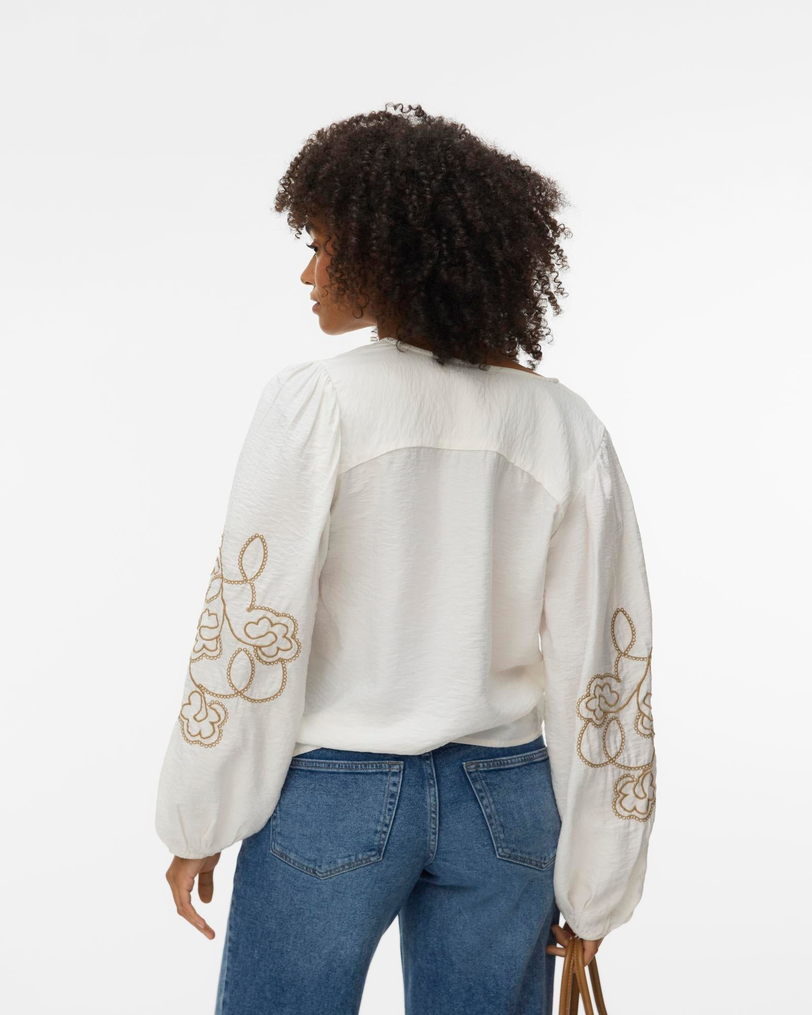 VMANYA EMBROIDERED TOP